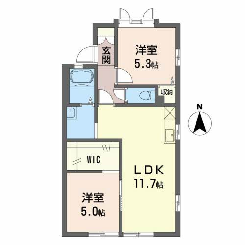 【間取り】 | グリーンステージ柱六番