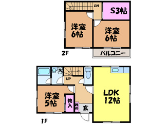 【間取り】 | 志津川　宮倉借家
