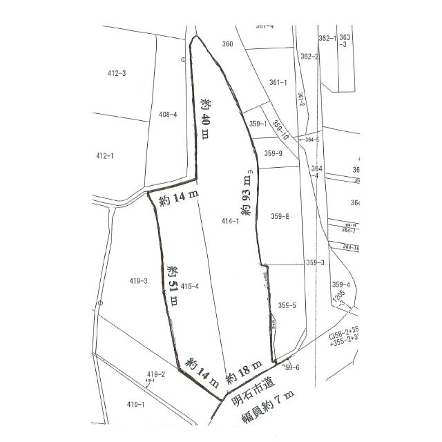大久保町西島貸地の間取り