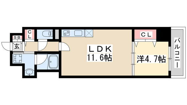 【間取り】 | カルム西野