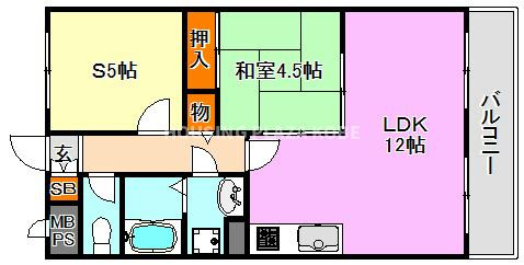 サニーコート鷹取の間取り