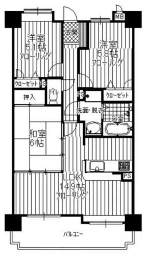 【間取り】 | エクレールイースト西新