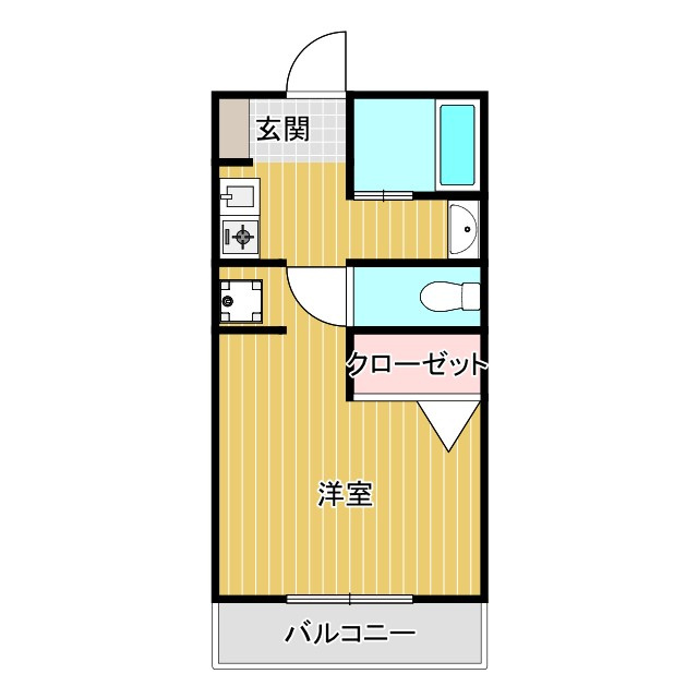 ルミナス岸部の間取り
