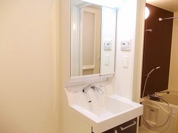 クレール姫路の洗面所