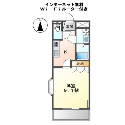 コーラル　ガーデンの間取り