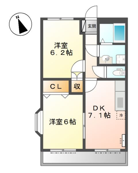 プラグレスの間取り
