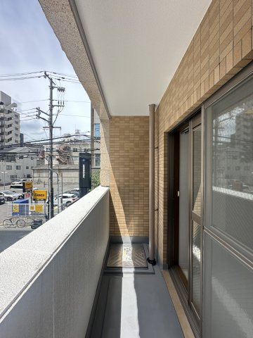 ブランドールM・西長堀のバルコニー