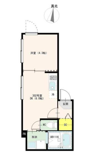 【間取り】 | ハーモニーテラス前野町V