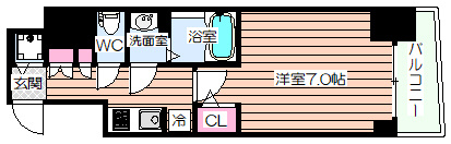 【間取り】 | S-RESIDENCE福島玉川Tres