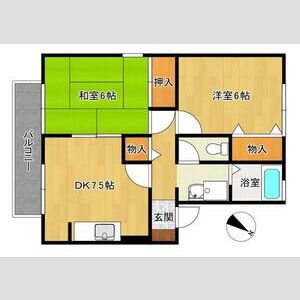 ヴィラモンテ A棟の間取り