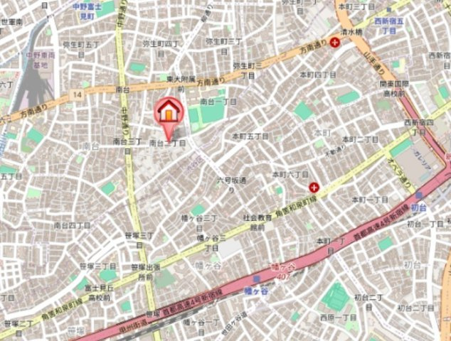 クレイシアIDZ幡ヶ谷の地図
