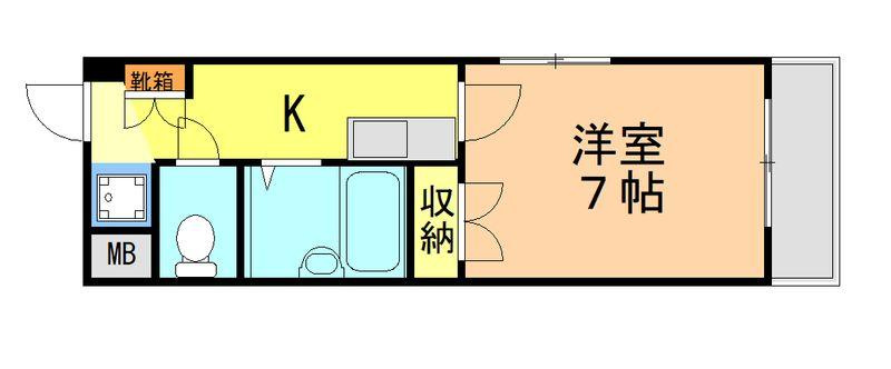 プランドール松本の間取り