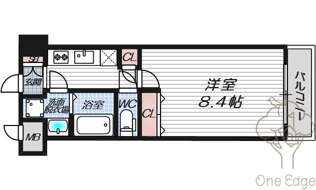 グランカーサ梅田北の間取り
