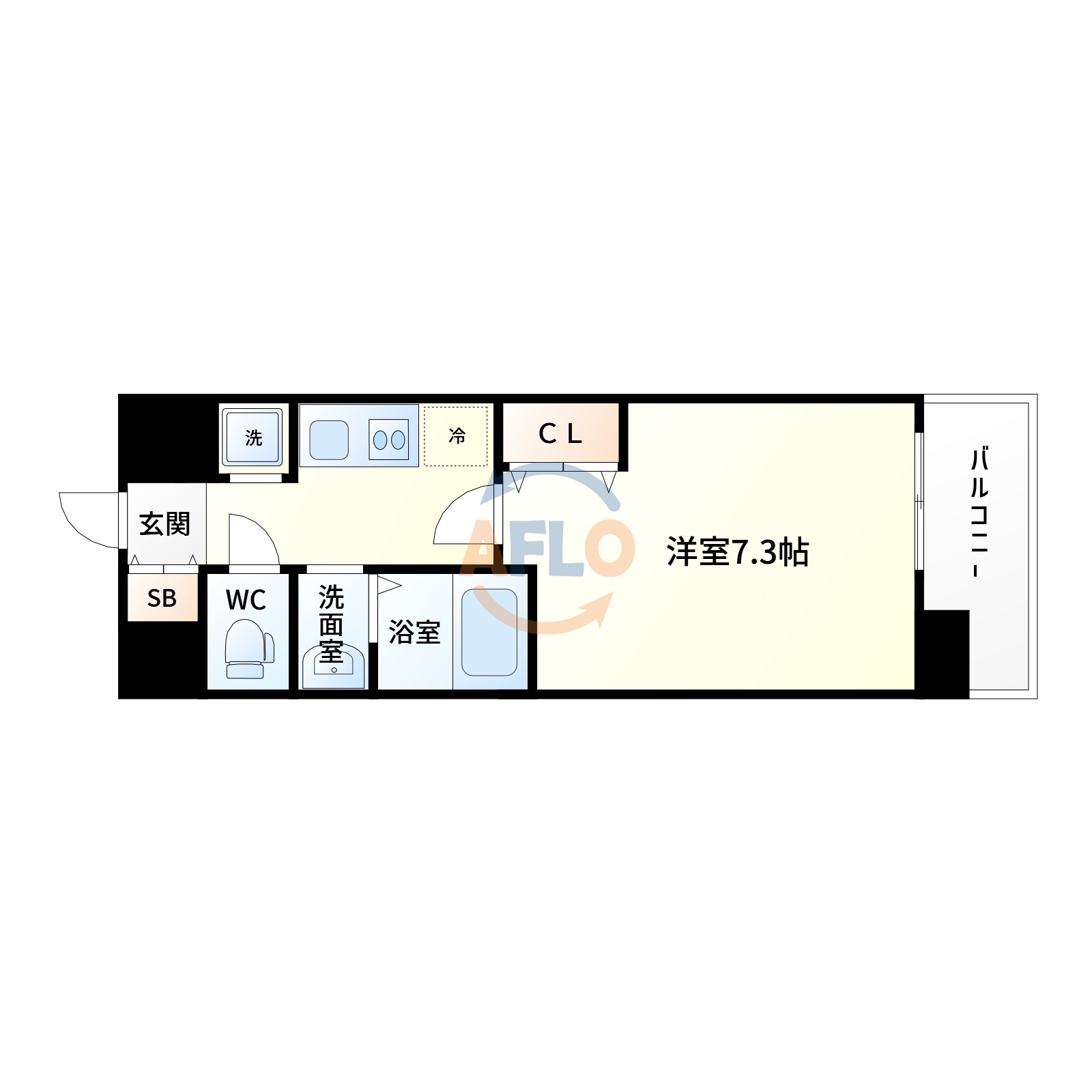 パークフラッツ緑地公園の間取り|間取り