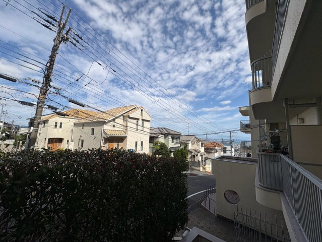 東急ドエル摩耶の展望|バルコニーからは灘の海を見ることができます！