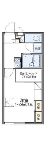レオパレス富士見の間取り