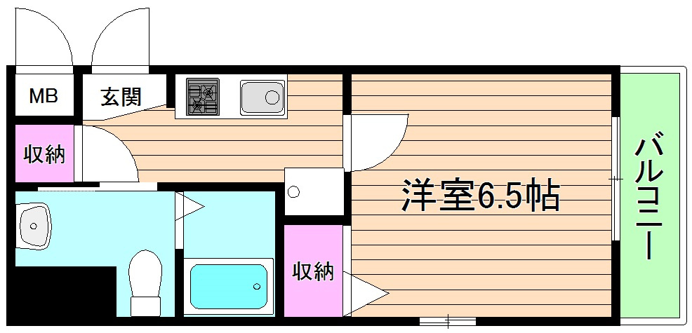 大阪市都島区東野田町１丁目の賃貸マンションの間取り
