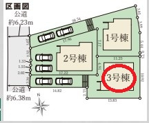 【区画図】 | Terrechez京都市左京区修学院室町１期 | 区画図