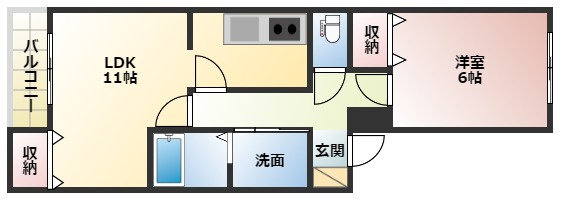 エステート一色の間取り