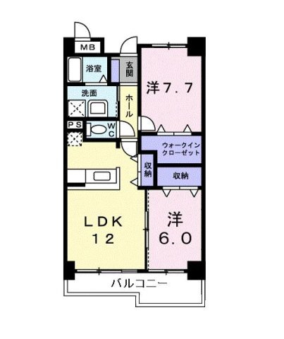 セントラルヴィレッジの間取り