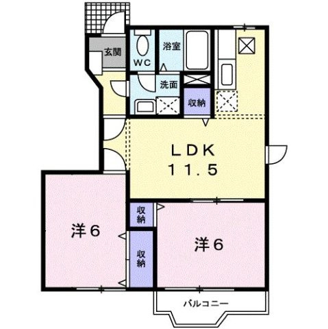 エミール　Ⅰの間取り