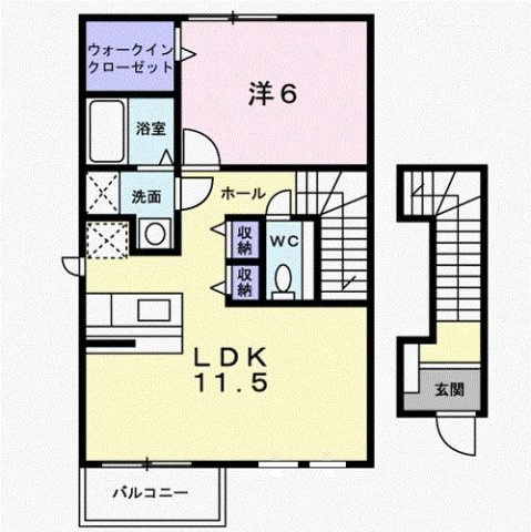 フェリーチェ　Ｂの間取り