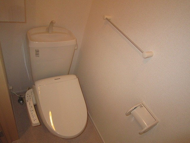 サンヴィレッジＥのトイレ|トイレもきれいです