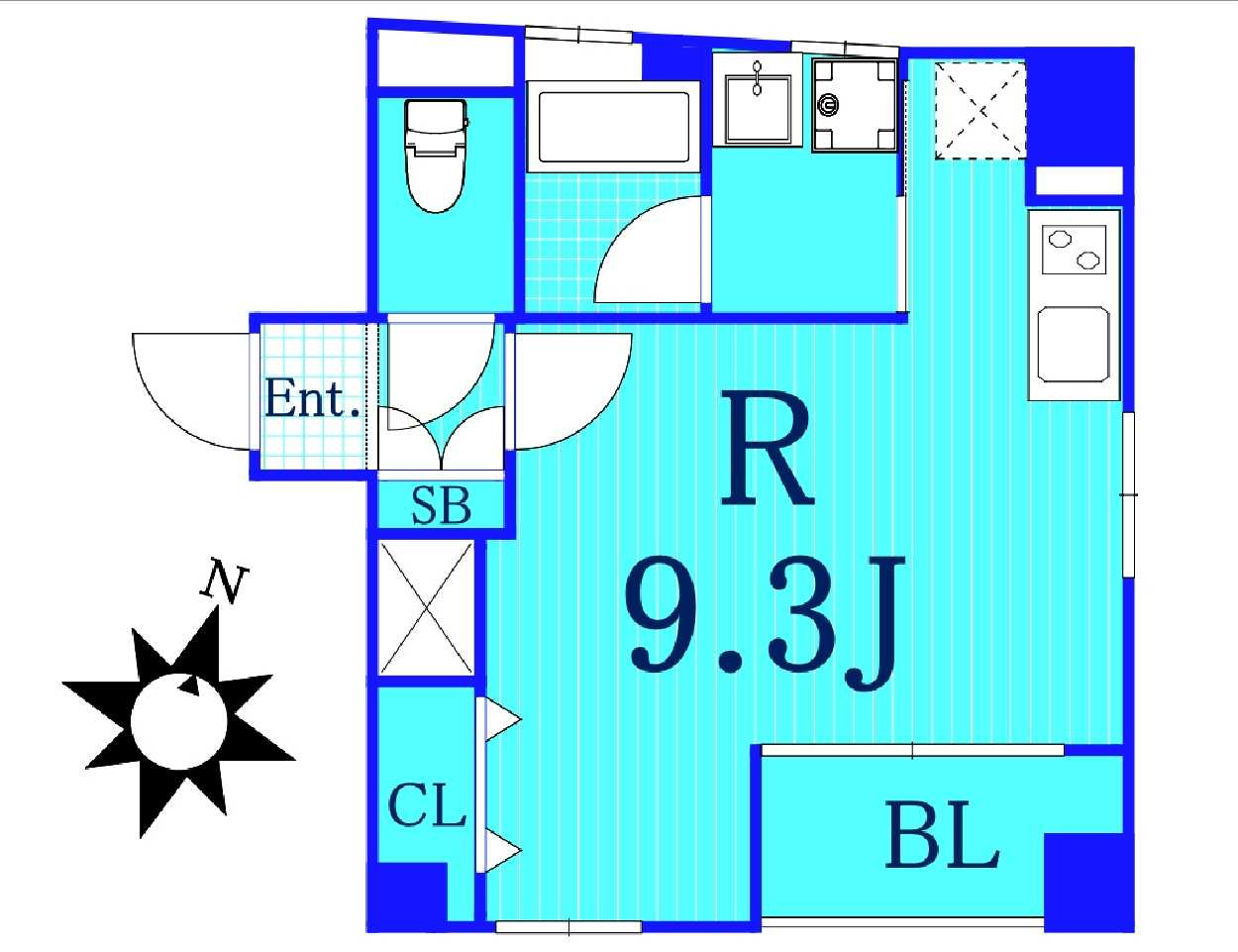 横浜市南区中村町３丁目の賃貸マンションの間取り|使いやすい間取りです！