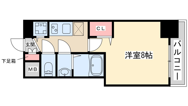 【間取り】 | ディームス江坂