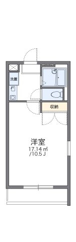 レオパレスドリームスペースの間取り