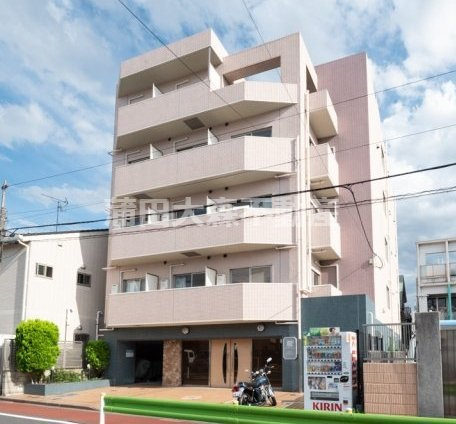 シンシア蒲田セカンドステージの外観|2001年9月築　RC鉄筋コンクリート造地上5階建て総戸数30戸の分譲賃貸JR蒲田駅徒歩圏内の東京都大田区新蒲田3丁目　池上線蓮沼駅と多摩川線矢口渡駅も徒歩圏内　オートロック宅配BOXゴミ捨て場付