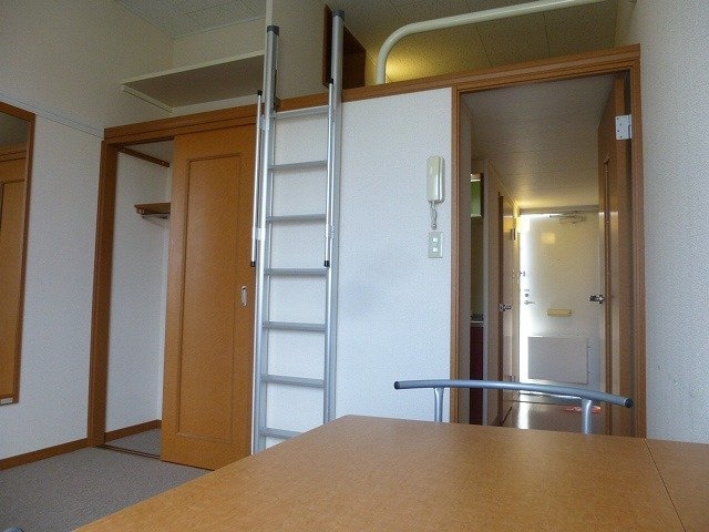 レオパレスＫＭＹ前橋の内装|奥にクローゼットが見えます