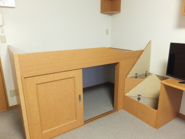 レオパレススリーホークスの寝室|落ち着いて過ごせるお部屋なので、寝室にいかがでしょうか