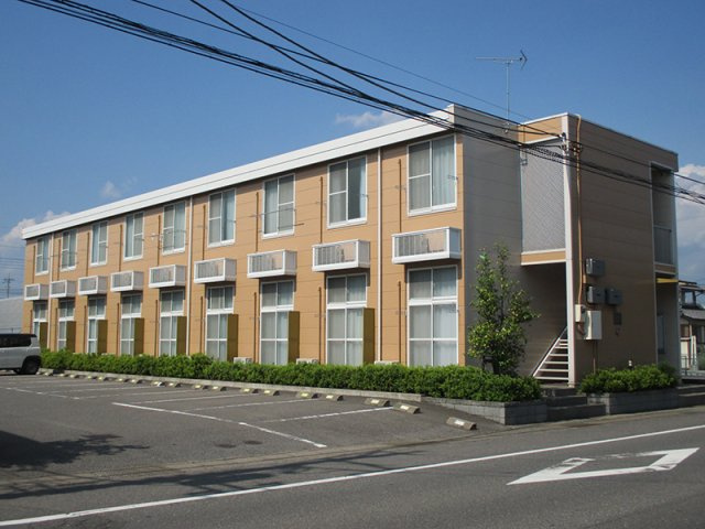 レオパレスアピテＢの外観|外観は落ち着いています