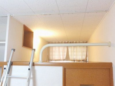 レオパレスアピテＢの寝室|ゆとりの広さです