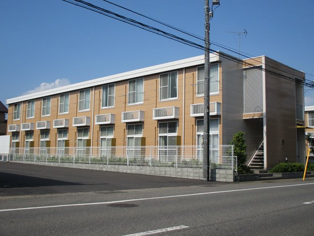 レオパレスアピテＡの外観|外観もきれいです