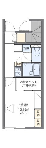 レオパレスエクセルハイムＣの間取り