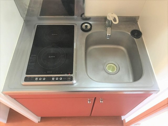 レオパレスディアマンテのキッチン|きれいなキッチンです