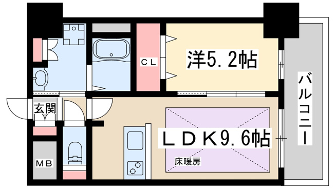 【間取り】 | ディームス江坂