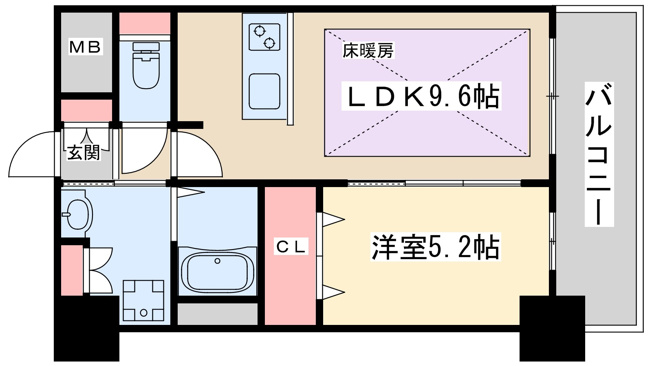 【間取り】 | ディームス江坂