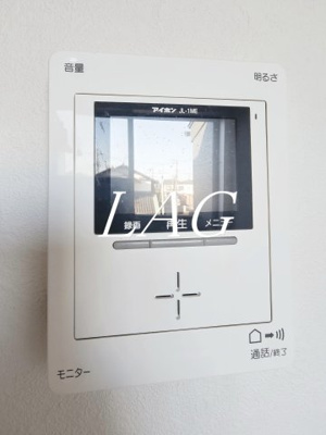 【セキュリティ】 | La flore | モニター付きインターフォンです。（同仕様です。）