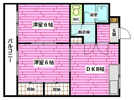 ヨシミマンションの間取り