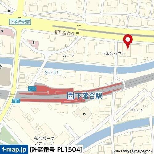 グランヴァン高田馬場の地図