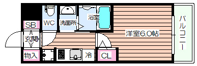 【間取り】 | エステムコート中之島GATEII