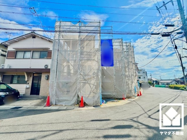 宇治市五ケ庄大林　1期の外観|8月11日　現地写真更新