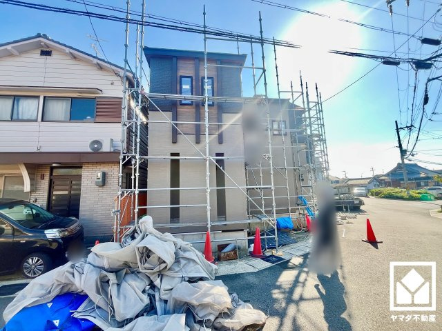 宇治市五ケ庄大林　1期の前面道路含む現地写真|8月11日　現地写真更新