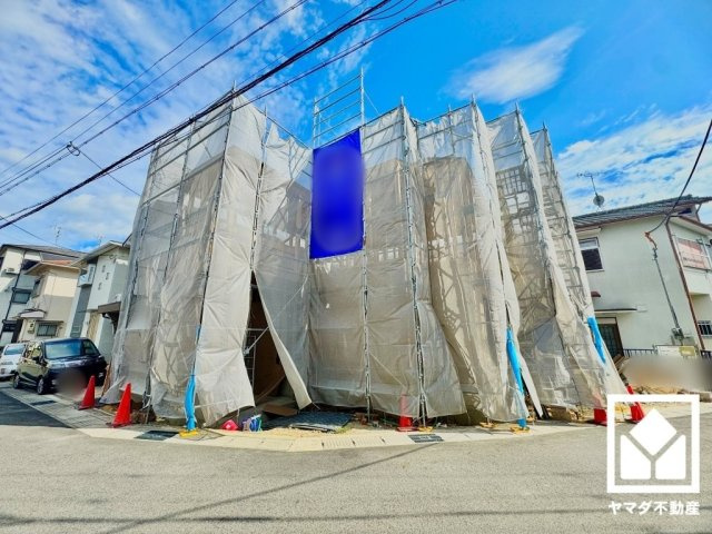 宇治市五ケ庄大林　1期の外観|8月11日　現地写真更新