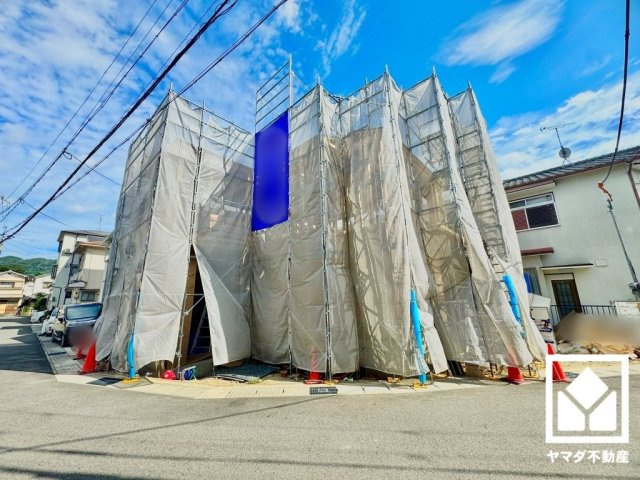 宇治市五ケ庄大林　1期の外観|8月11日　現地写真更新