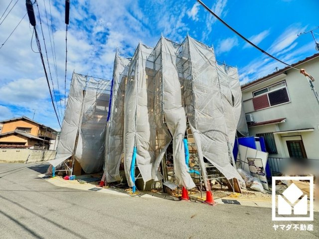 宇治市五ケ庄大林　1期の外観|8月11日　現地写真更新