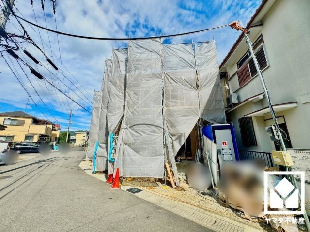 宇治市五ケ庄大林　1期の外観|8月11日　現地写真更新